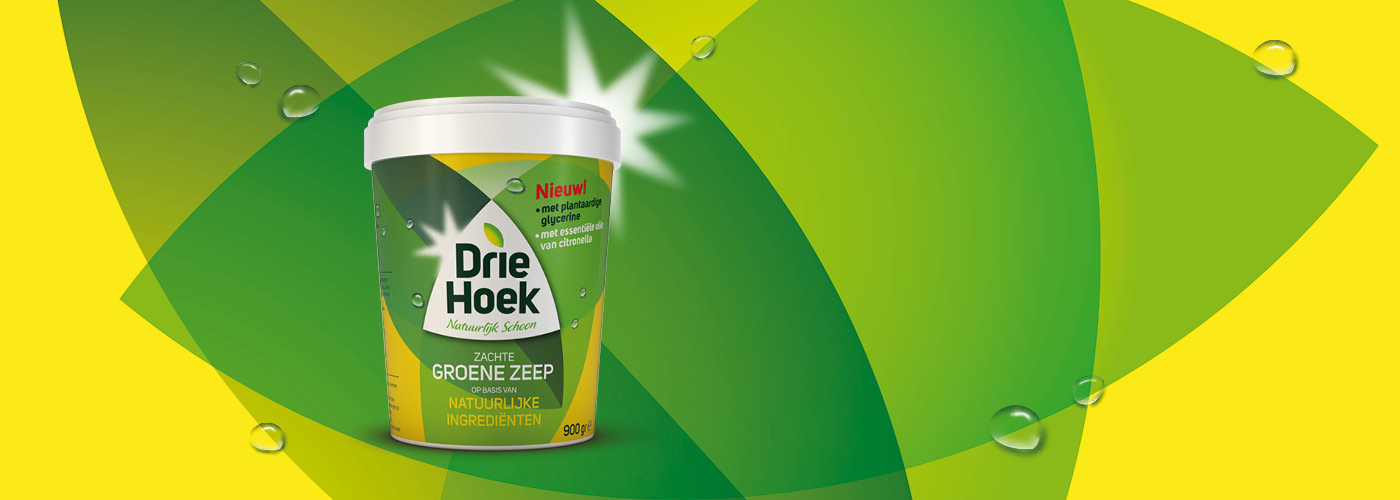 Driehoek zachte zeep