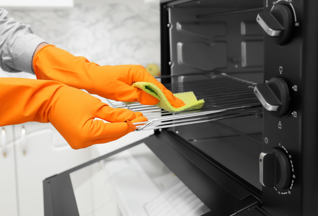 Schoongemaakte oven ruikt nu